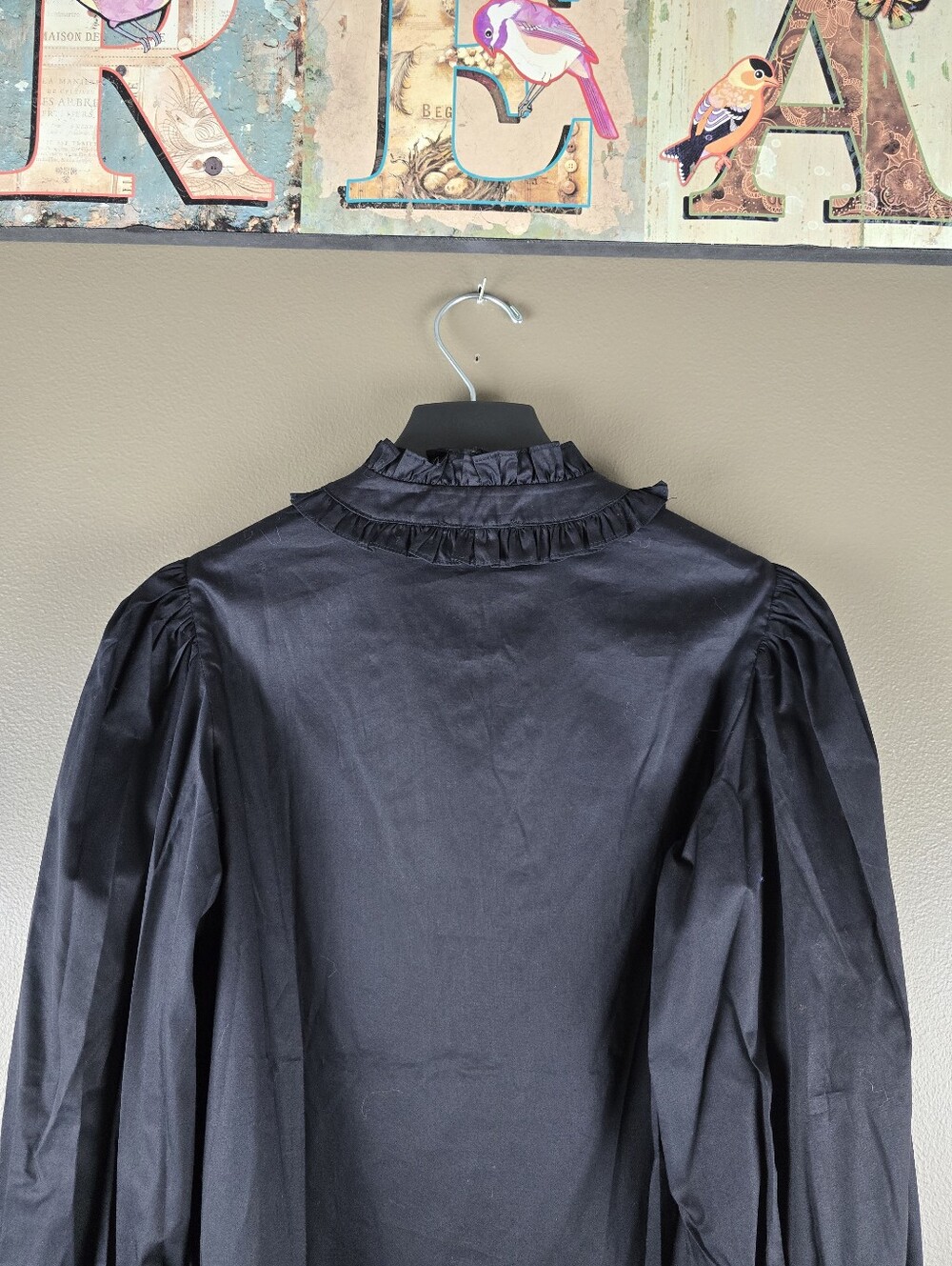 Harshman Ruffled Blouse Top Small - Picture 3 of 12